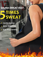 Women's Shapewear Sweat Tank Top Sauna Suit For Weight Loss