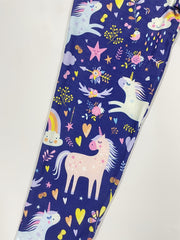 Girls Unicorn Garden Leggings Soft High Stretch
