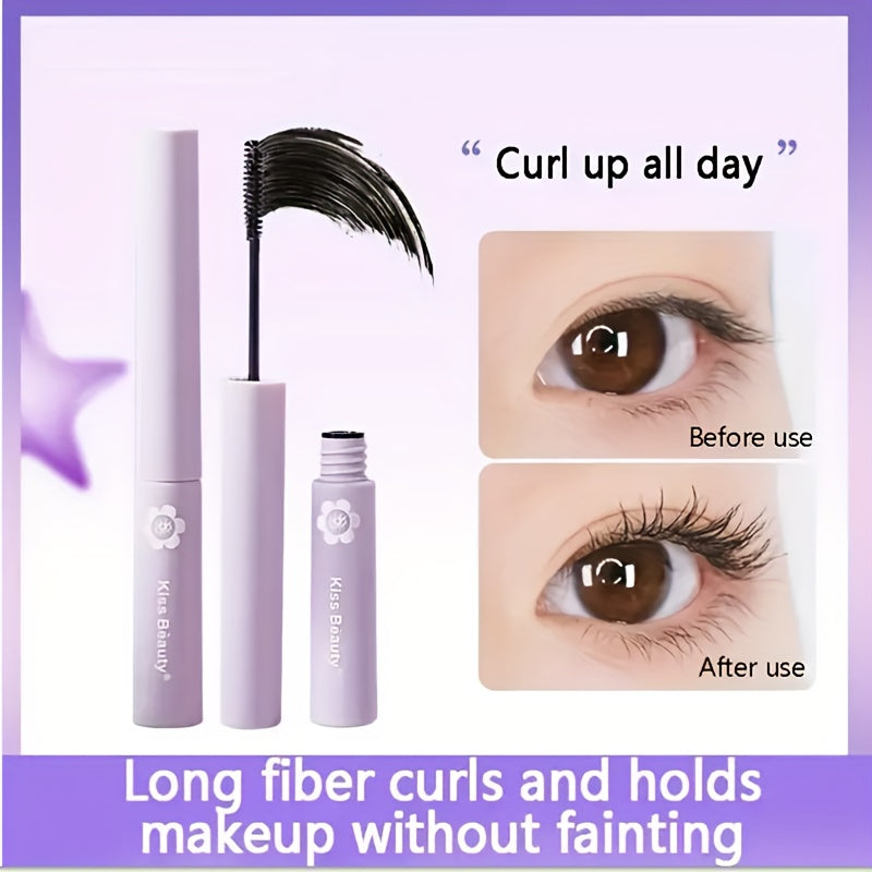 Curling Head Mascara Clumping Smudge Proof with Small Brush Head
