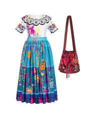 Girls Princess Dress TV Costume Birthday Party Halloween Cosplay Clothes