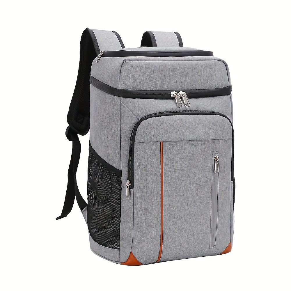 22L Double Layer Thermal Backpack for Camping Beach Picnics Waterproof Insulated