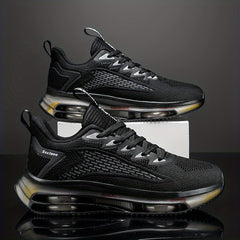 Men's Knit Sneakers For Running Jogging Footwear