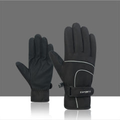 Men's Winter Ski Gloves Fleece Warm Waterproof Windproof Full Finger Gloves