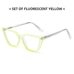 Light Blocking Cat Eye Computer Glasses Women Men TR90