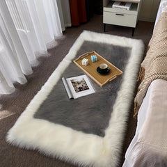 Wool Carpet Bedroom Carpet Bedside Mat Long Hair Thickened Floor Mat