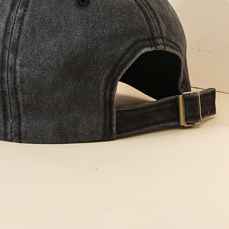Dinosaur Embroidery Baseball Cap Distressed Sports Hat