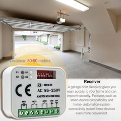 Garage Remote Control Receiver 433MHz 868MHz RX 300 900MHz AC 110V 220V