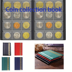 120 Grid Coin Album - Keep Coins Safe and Organized