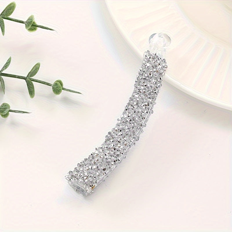 Diamond Pearl Hair Clip Elegant Hairpin Accessory