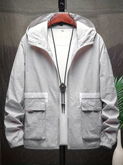 Sun Protection Hooded Jacket for Couples - Perfect for Outdoor Activities