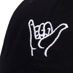 Men's Finger Embroidered Baseball Cap