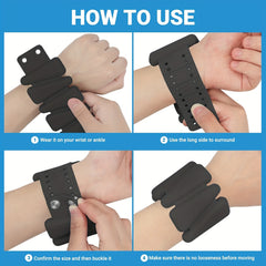 Adjustable Silicone Wrist Weights for Women & Men