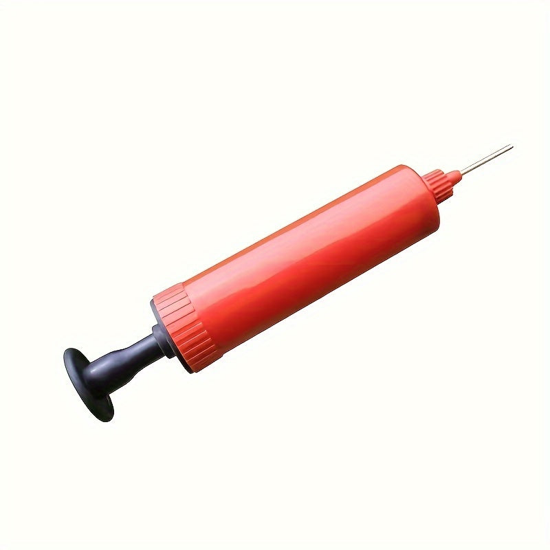 1pc Mini Hand Push Ball Pump Plastic Manual Inflator for Parties Random