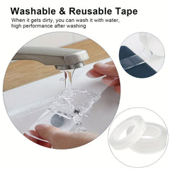 BOMEI PACK Double Sided Adhesive Tape Waterproof Reusable Wall Stickers 20mm