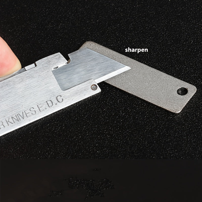 Portable Fishing Hook Sharpener Tool with Keychain