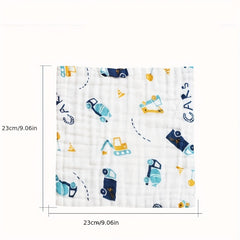 6-Layer Gauze Bib Baby Towel Small Towel