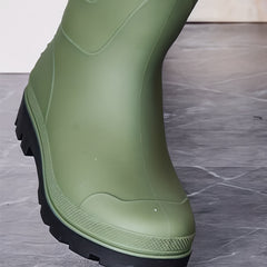 Men's Waterproof Rain Boots Non-slip for Outdoor Working Fishing