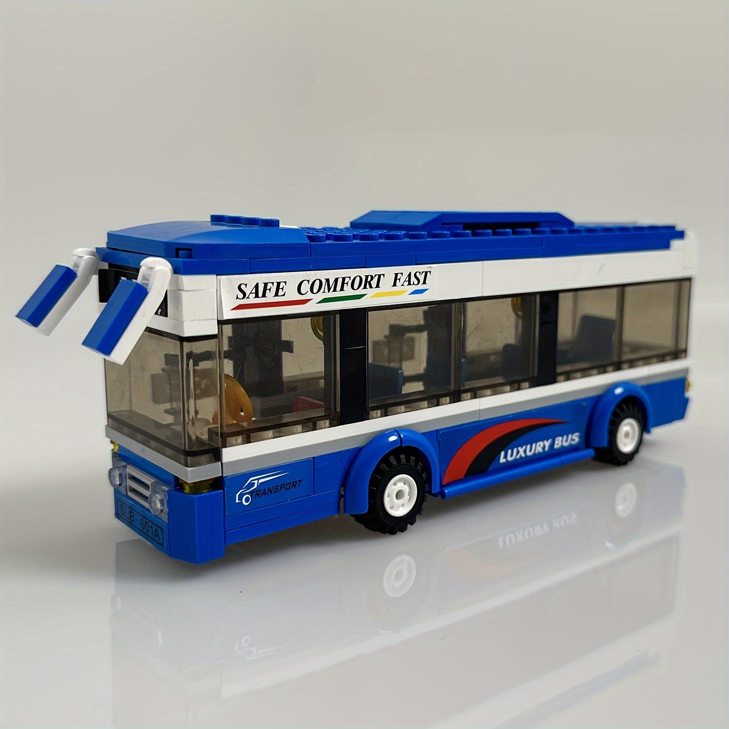 235pcs City Bus Model Building Blocks Toy Kit Gift