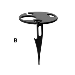 Wooden Wine Table Folding Portable Camping Table For Outdoor Picnic Beach
