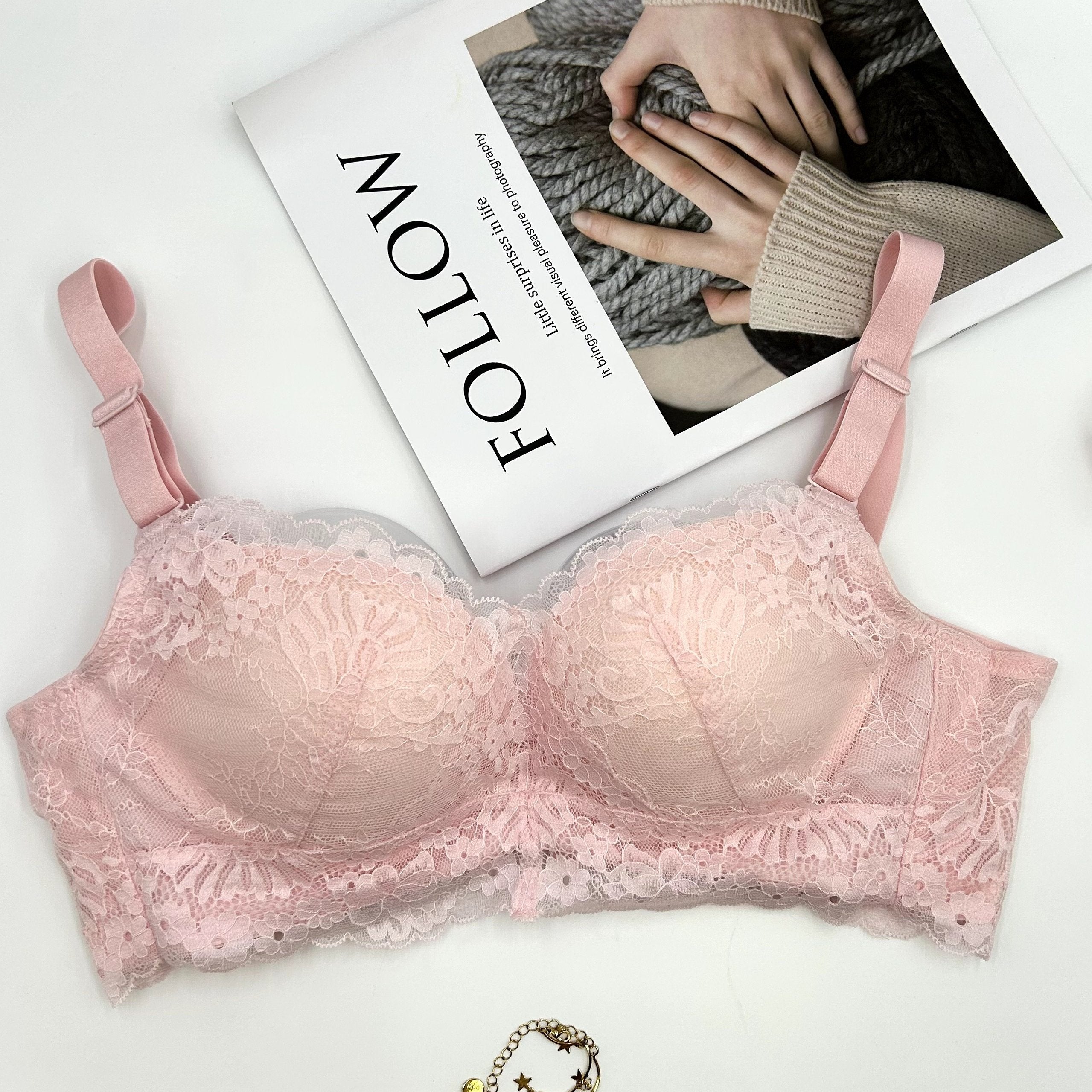 Lace Push Up Bra Breathable Everyday Lingerie