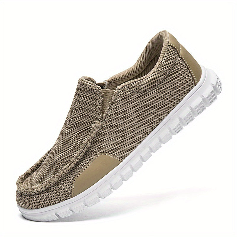 Men's Slip On Loafer Sneakers Breathable Non-slip Shoes