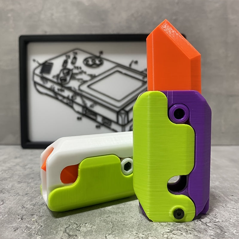 3D Printing Gravity Jump Radish Mini Model Pendant Toy Gift