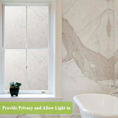 Vine Glass Window Film Privacy Flowers Static Glass Door Window Film