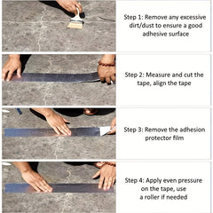 Self Adhesive High Temp Aluminum Foil Butyl Tape - Waterproof Roof Pipe Repair