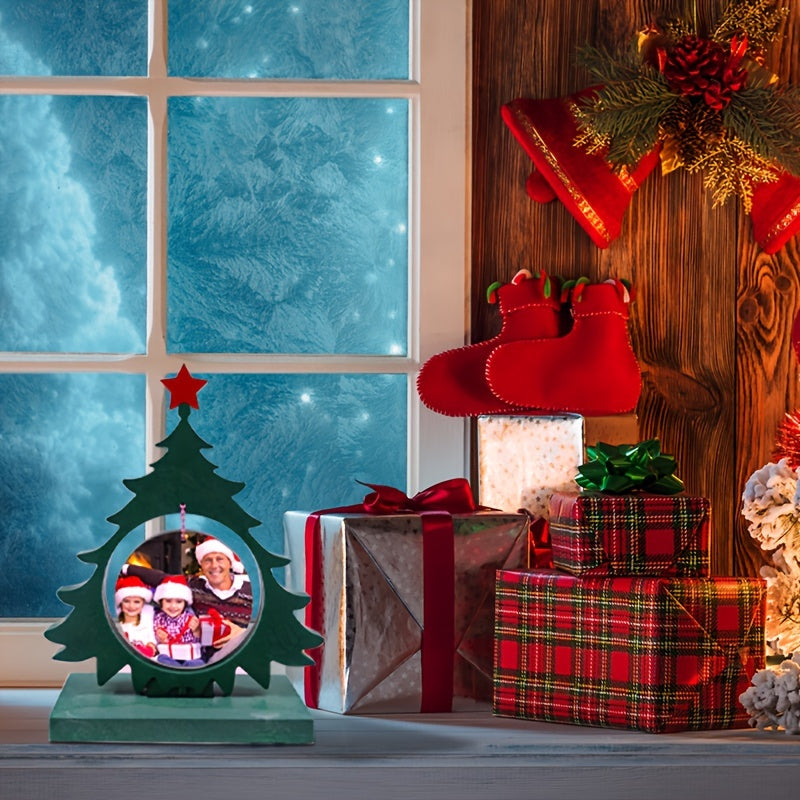 Christmas Tree Photo Frame Silicone Molds + 10 Bead Chain Epoxy Molds