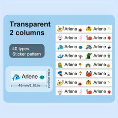 Custom Name Tag Stickers - Personalize Your Belongings!