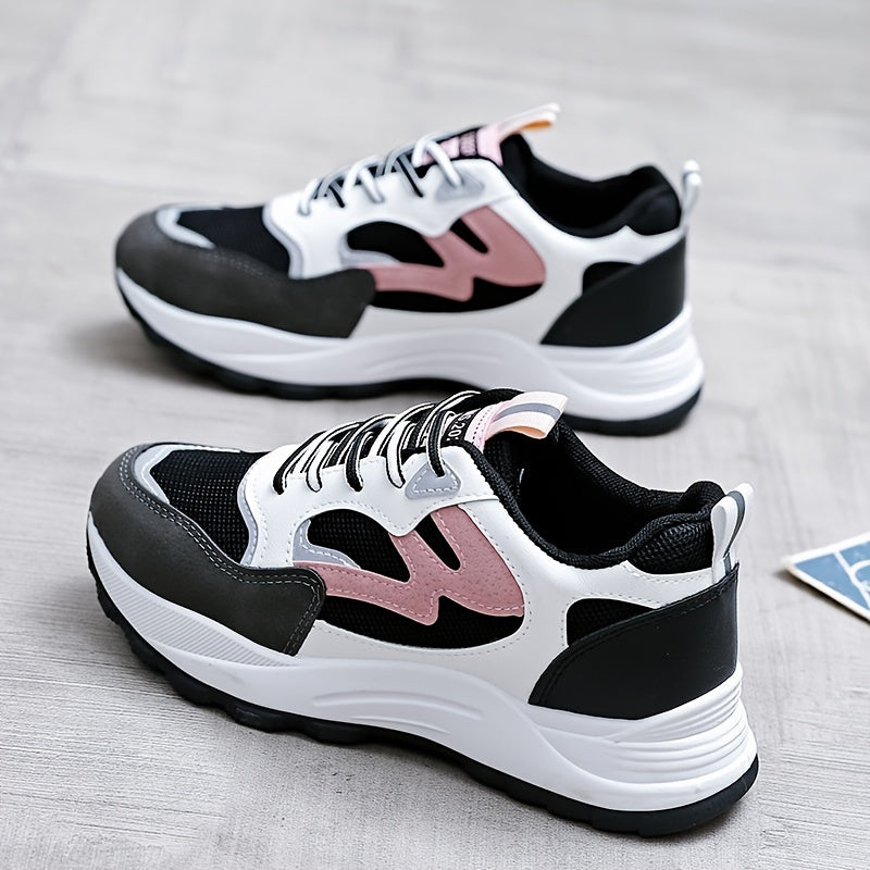 Thick Bottom Mesh Breathable Chunky Sneakers