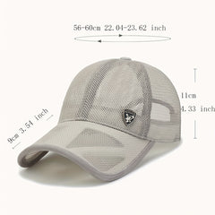 Mesh Breathable Baseball Cap Quick Drying Sports Dad Hat Sun Hats
