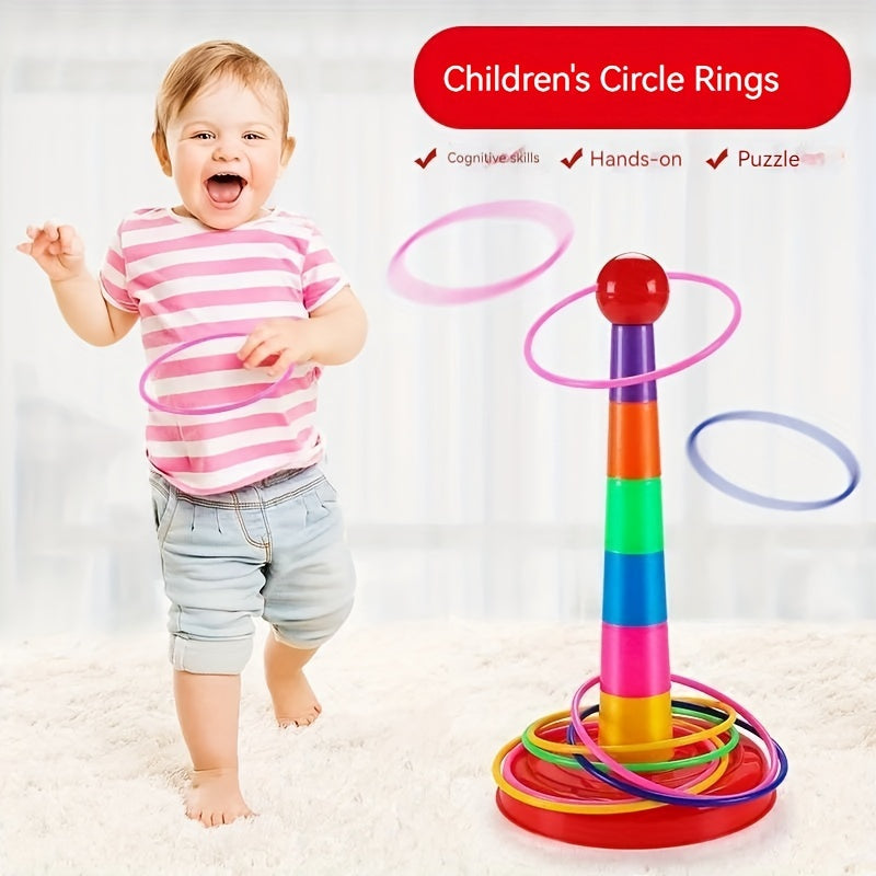 Interactive Throwing Loop Tower Game
