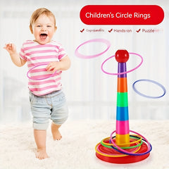 Interactive Throwing Loop Tower Game