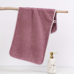 Soft Coral Fleece Hand Towel 35x13in