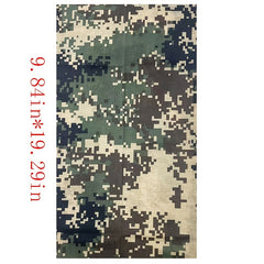 Green Camo Face Cover Mask Neck Gaiters Windproof Neckerchief