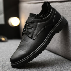 Men's Derby Lace-Up Dress Shoes For Office Business Formal Events