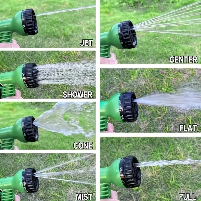 Expandable Garden Hose with Spray Nozzle