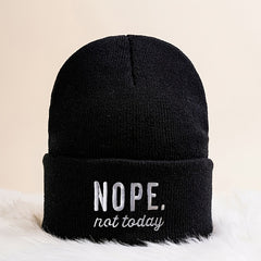 Winter Warm Beanie Hat Knitted Hat Soft Knit Beanie Warm Skull Cap