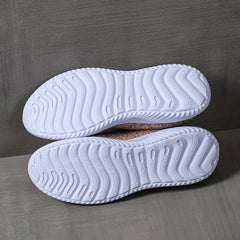 Women's Skull Pattern Sneakers Low Round Toe Non slip Flatform Lightweight Shoes