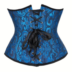 Strapless Corset Bustier Tummy Control Lace Up Body Shaper