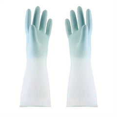 Stylish Gradient Latex Gloves for Home Cleaning