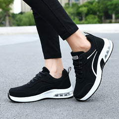 Women's Non-Slip Air Cushion Running Shoes Lace Up Casual Travel Shoes