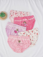 Girls Ballet Princess Shortie Brief Underwear Set