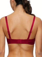 Solid Plunge Bra Women's T Shirt Lingerie