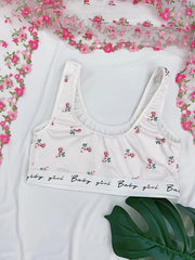Floral Print Sleeveless Sleep Top for Women