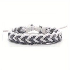Men's Wax Rope Woven Bracelet