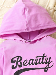 Baby Girls Casual Set Sports Hoodie Pants Outfit Spring Autumn
