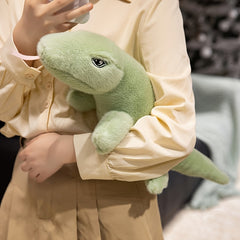 Adorable Mua Lizard Plush Toy 49 Soft Stuffed Animal Green Dinosaur