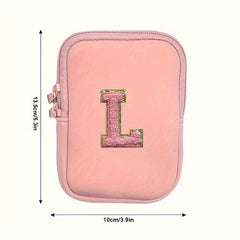 Water Bottle Tying Pouch Bag Sports Storage Bag 26 Letters Printed
